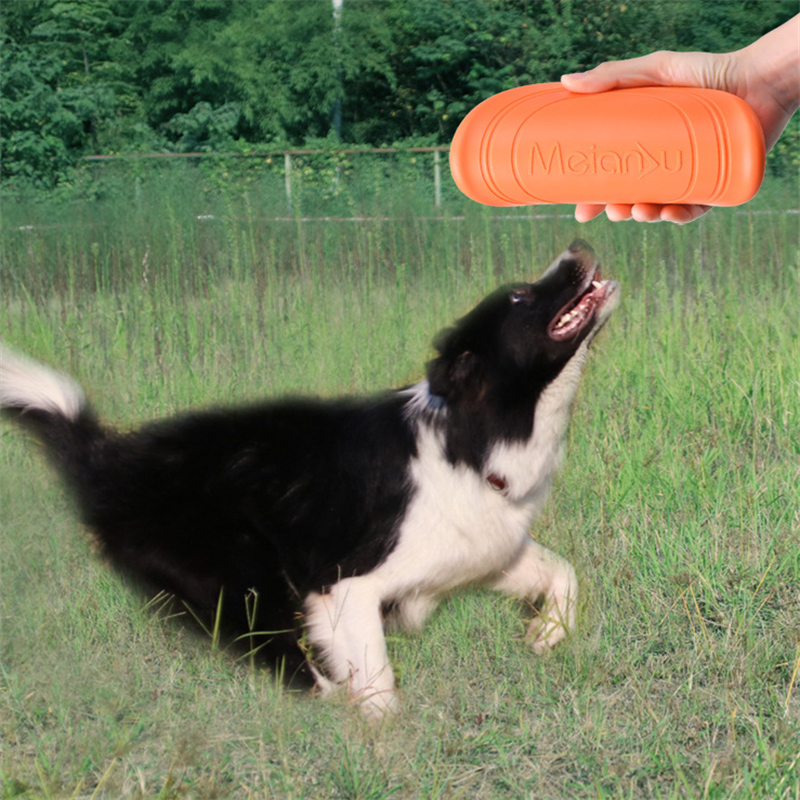 Juice Pet Wholesale Dog Toy Training Interactive Dog Flying Disc Durable Dog Toys Nature Rubber Floating Flying Saucer