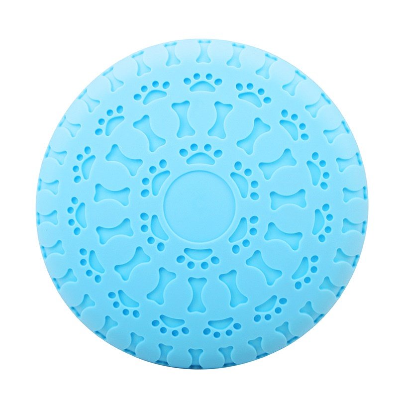 Multifunction TPR Durable Biting Resistant Pet Interactive Toy Round Anti-slip Frisbeed Dog Outdoor Training