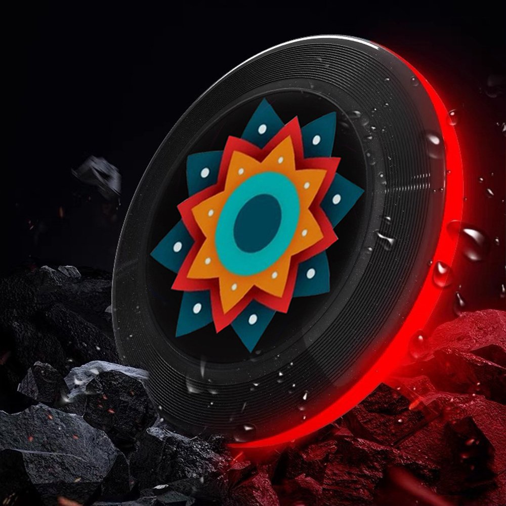 LED Frisbeed Toy Pet Paraphernalia Outdoor Sports Factory Direct Sales Rechargeable Waterproof competitive frisbeed