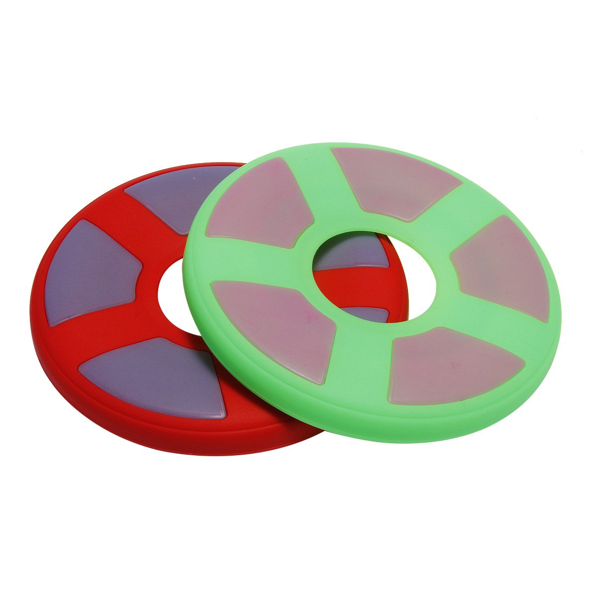 Interactive Pet Toss Toys Luminous Flying Disc Light at Nighttime Frisbee led Toy Silicone Glow in Dark Dog Frisbee
