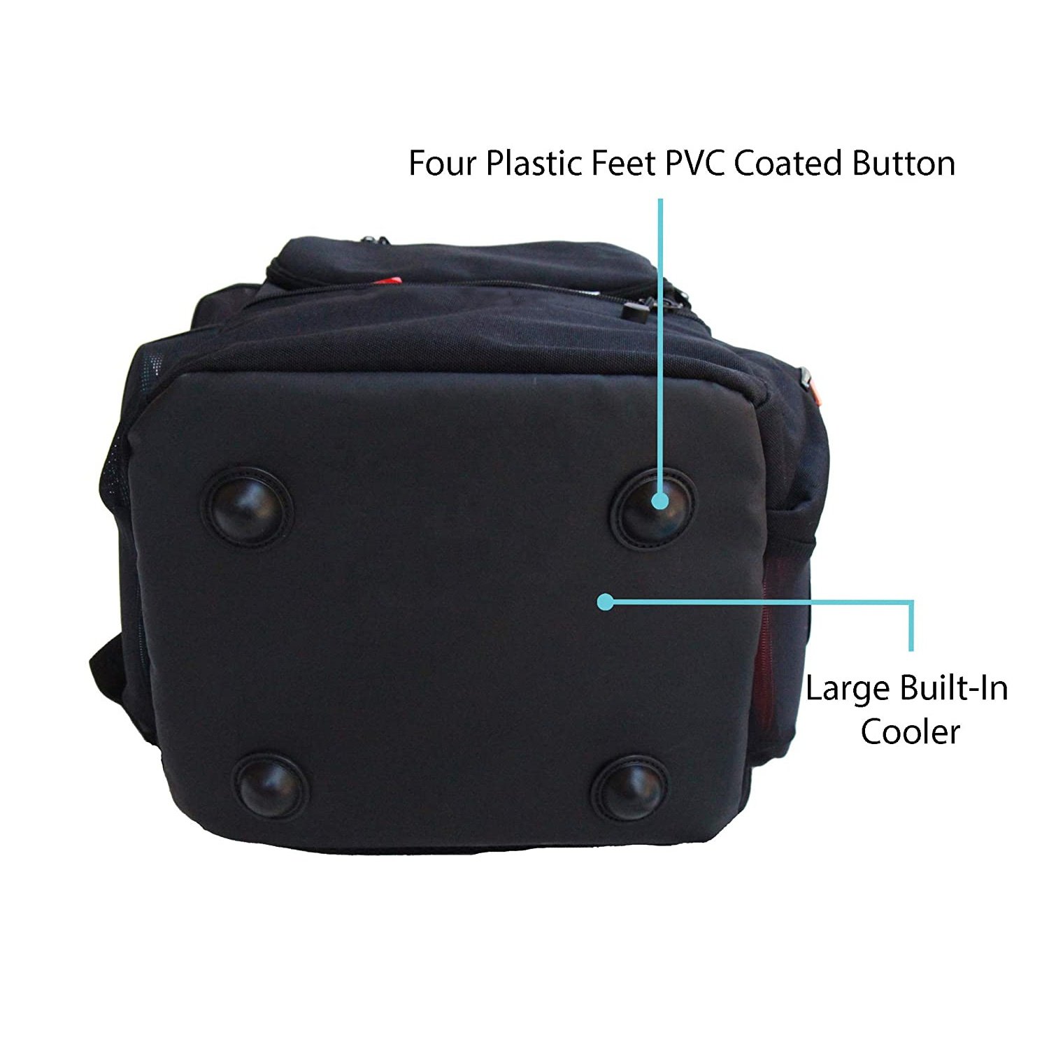 Factory Price Insulated Disc Golf Bag Backpack Durable Polyester Sports Backpack with Water Resistance for Disc Frisbee Golf