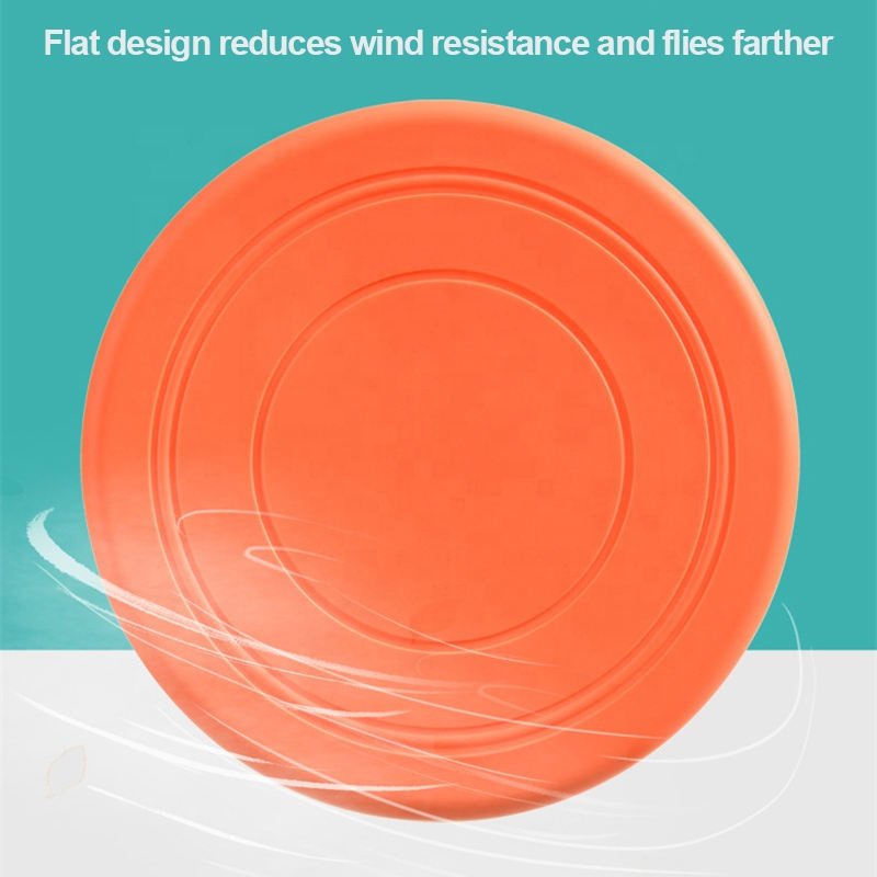 Hot Sale Custom TPR Soft Silicone Mini Flying Disc Dog Training Toy Children Pet Dog Frisbee