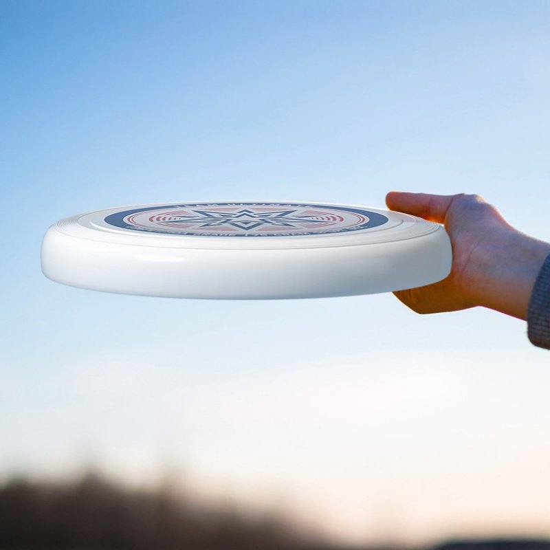 New trend outdoor sports rotate flying disc toys professional competition custom frisbee for teenager
