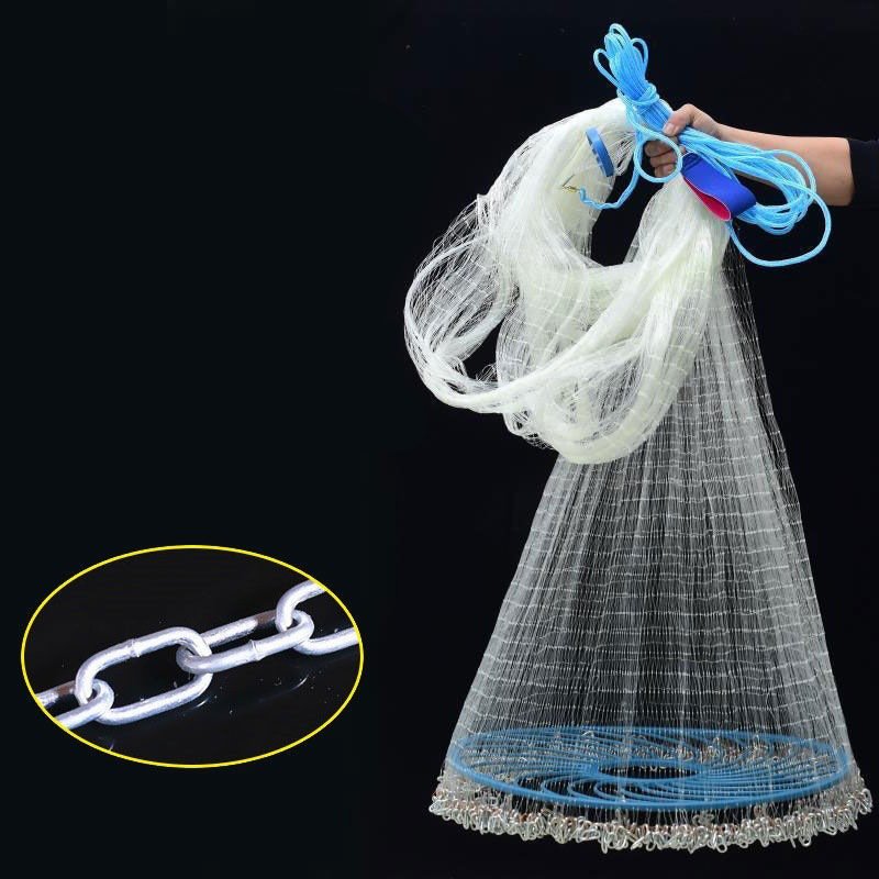 Factory Directly Portable Outdoor Fishing Cast Net Perfect Frisbees Design American Fishing Cast Net