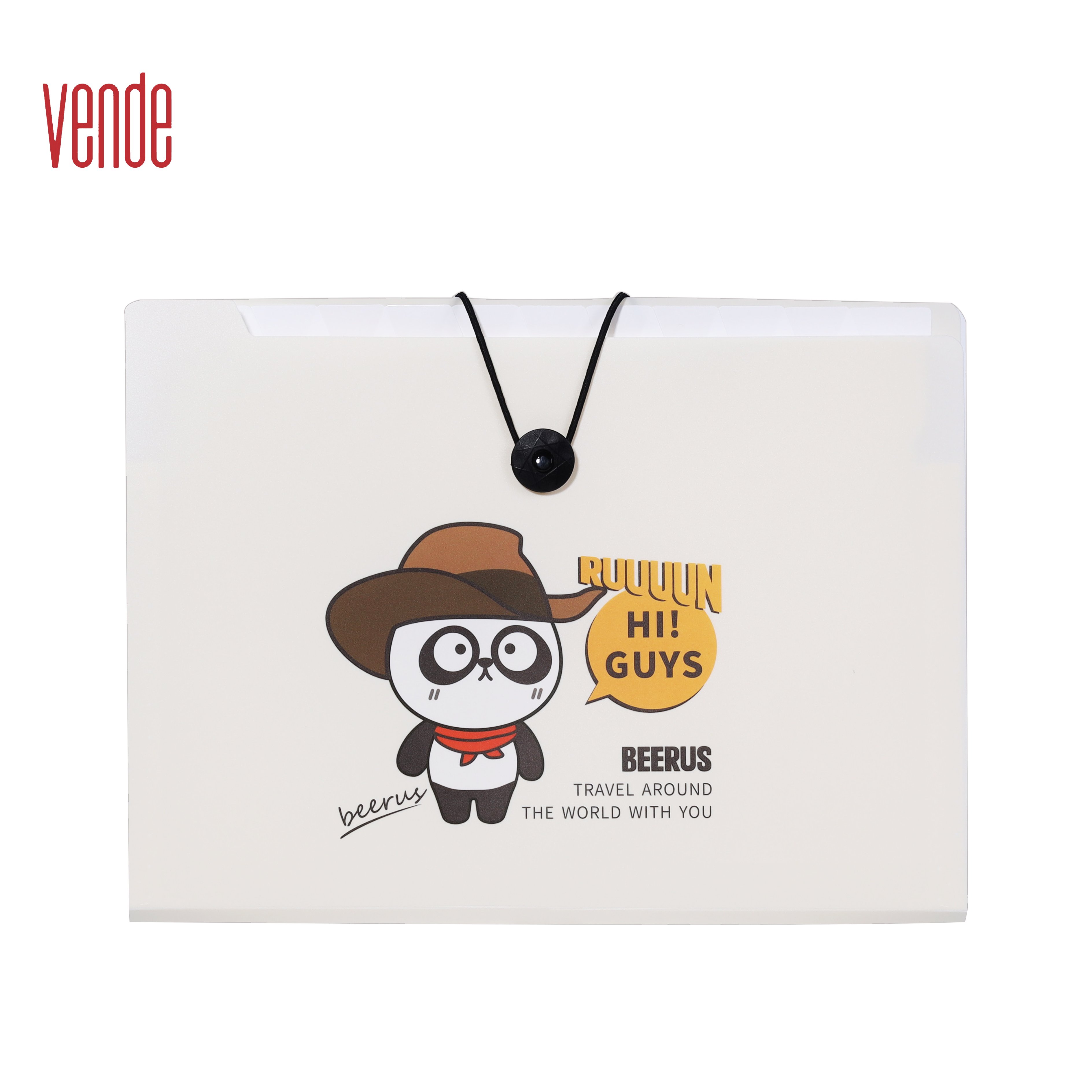 Horizontal Organ Bag with Frisbee Buckle A4 Envelope for Convenient File Storage