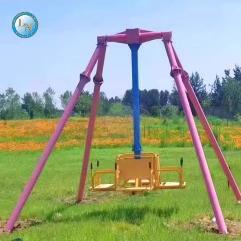 Fun Fair Kids Rides Outdoor Games Small Swing Pendulum Frisbee Amusement Ride Manufacturer