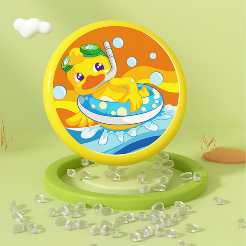 Factory price summer funny foldable flying disc custom pattern colorful children mini frisbee for outdoor