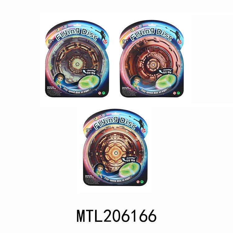 Outdoor Sport Game Toys Plastic Flying Frisbeed 115 Gram Light Up Flying Disc Toy