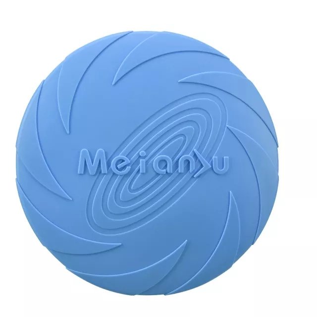 2022 Pet Dog Silicone Frisbeed Game Dog Toy Flying Discs Training Interactive Toys Pet Supplies Bite Flying Disc Throwing Toy
