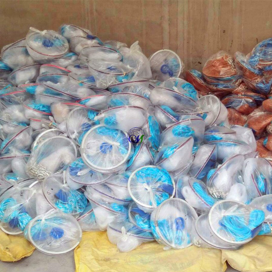 Easy throw fishing gear for fishing nylon monofilament cast net fishing cast net