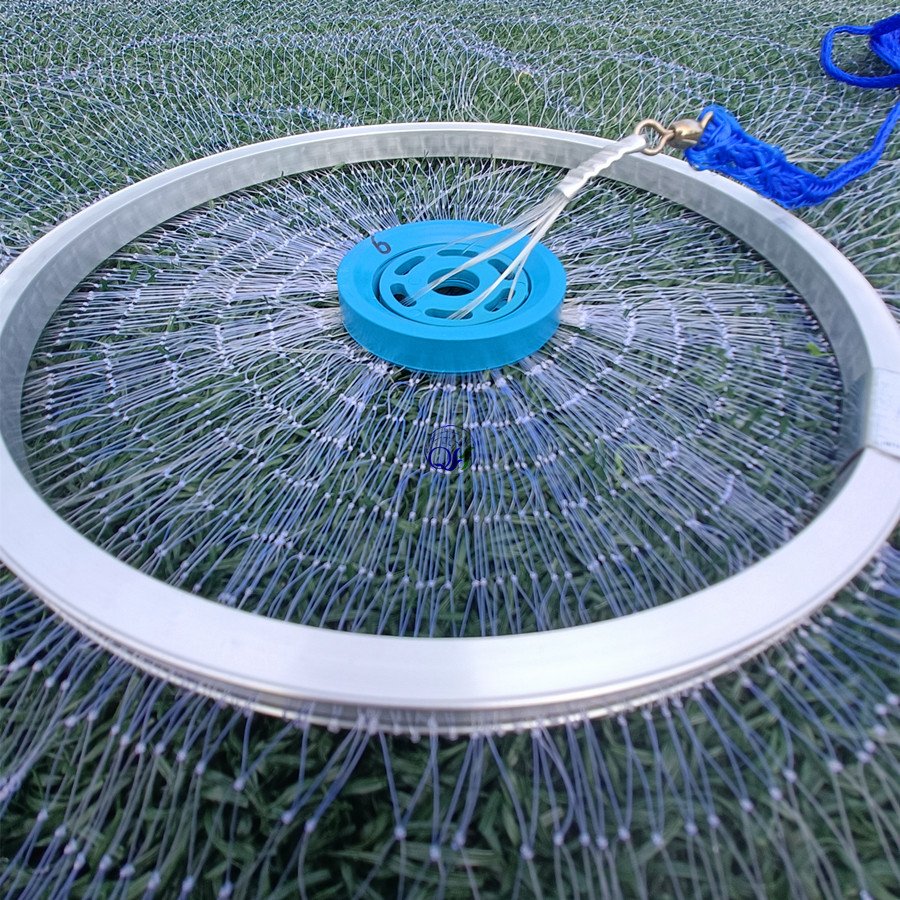 Easy throw fishing gear for fishing nylon monofilament cast net fishing cast net