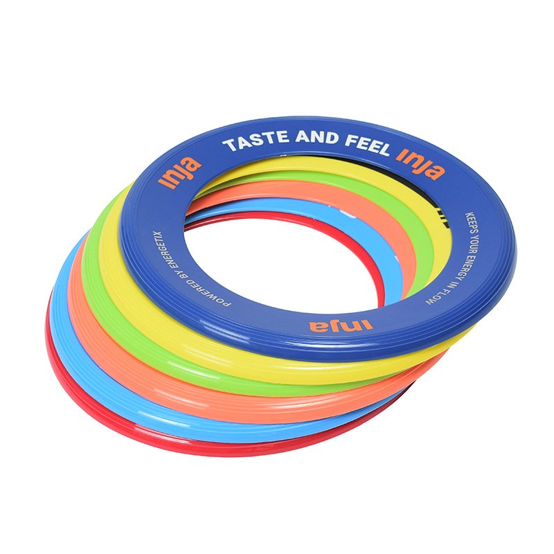 Frisbeed Throwing and Catch Flying Rings Toy High Quality Colorful Soft Non-slip Silicone for Kids PE Opp Bag Inflatable Toy