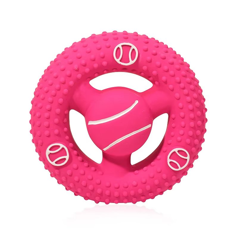 Pet Training Toy Eco Friendly Latex Squeak Dog Chew Toys Cleaning Tooth Pet Dog Latex Vocal Toys