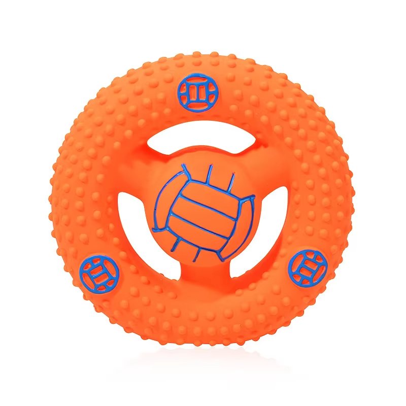 Pet Training Toy Eco Friendly Latex Squeak Dog Chew Toys Cleaning Tooth Pet Dog Latex Vocal Toys