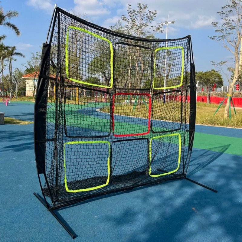 TY-1012B Outdoor Backyard Beach Flying Disc Toss Game Portable Sports Metal Disc Golf Target Net Stand With Hoop for Kids