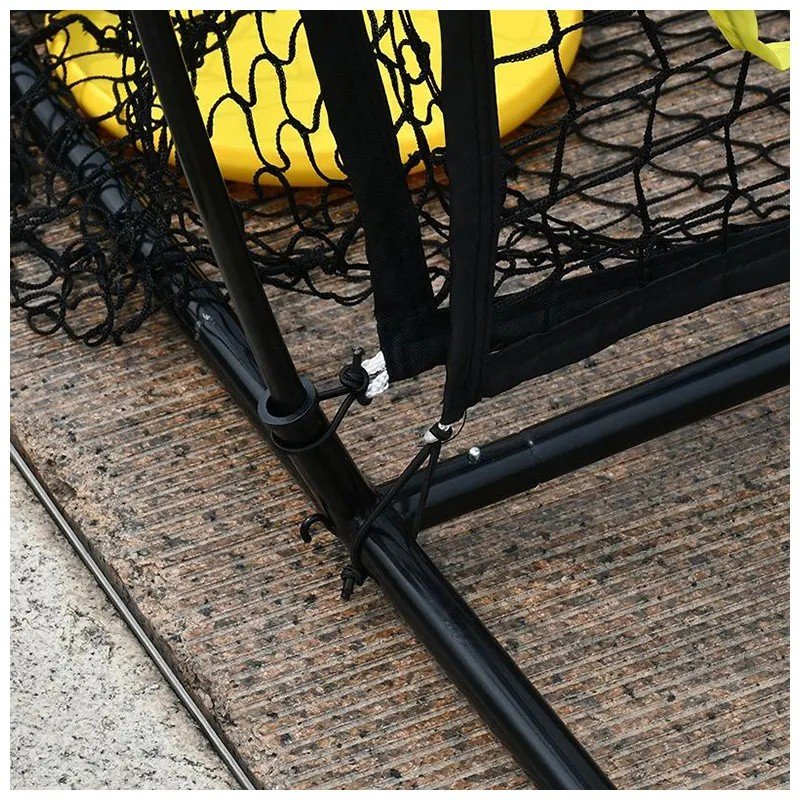 TY-1012B Outdoor Backyard Beach Flying Disc Toss Game Portable Sports Metal Disc Golf Target Net Stand With Hoop for Kids