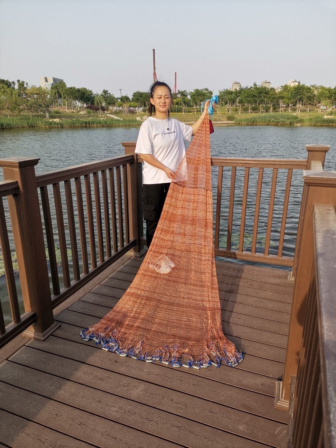 High quality portable tire line throwing net 4-12ft without frisbee hand cast net