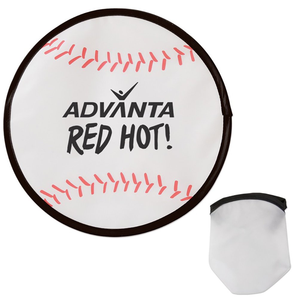 Custom Outdoor Kids Flying Frisbeed Sports Toy Foldable Flyer Folding Handheld Fan Nylon Round Disc