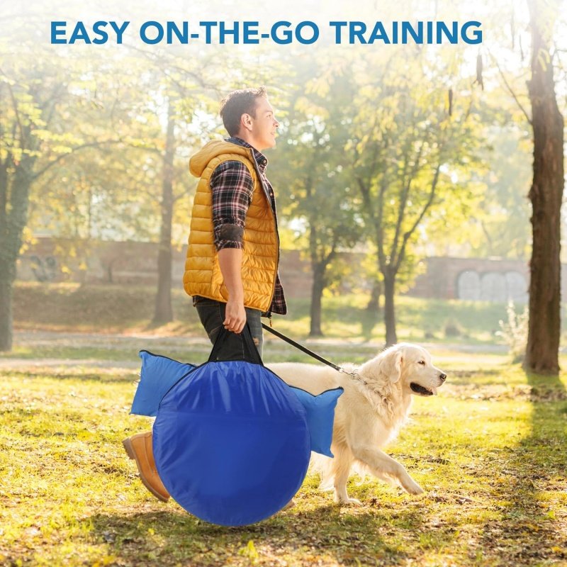 12SETS Obstacle Agility Training Starter Kit Pet Outdoor Games Including Tunnel Dog Agility Training Equipment