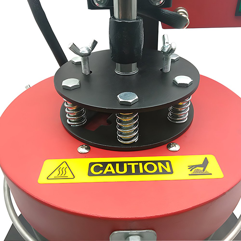 2024 CUYI round heat press machine 20cm sublimation printing fans Frisbee flying disc heat transfer sublimation machine