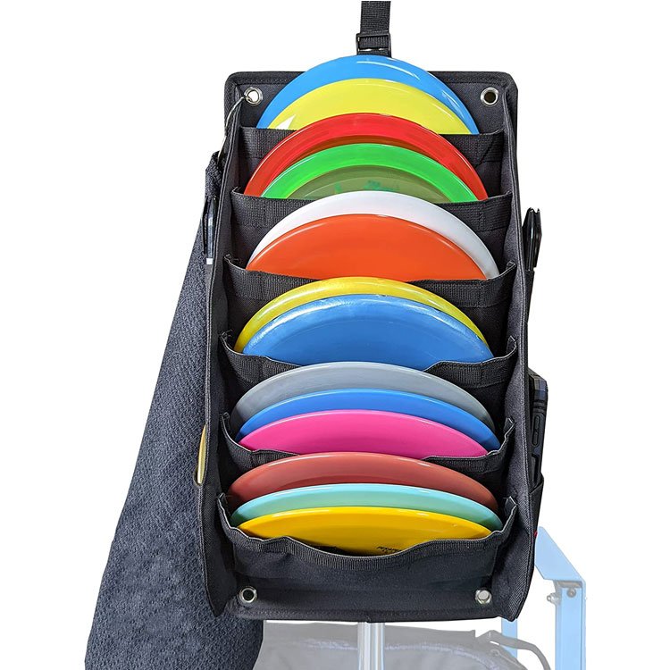 Discs dower pocket pouch XXL large capacity frisbee golf disc golf bag cart