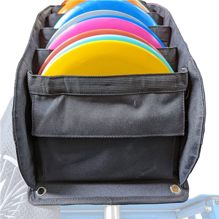 Discs dower pocket pouch XXL large capacity frisbee golf disc golf bag cart