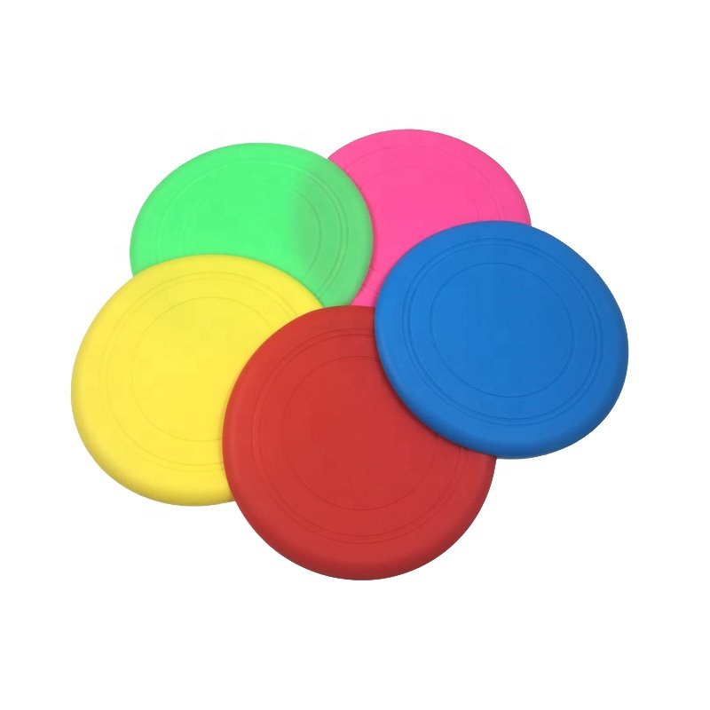 Custom color/logo 2.56"/3.94"/5.9"/6.89"/8.27" soft silicone frisbeed dog flying disc toy