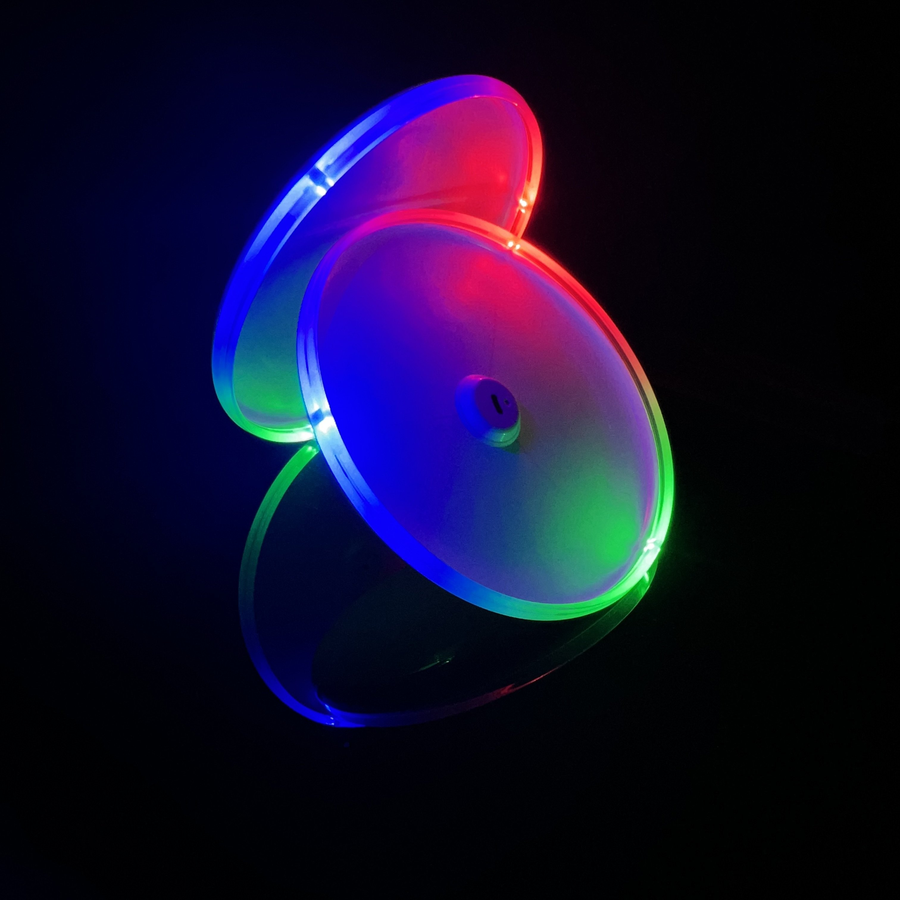OEM Factory Promotion Custom Ultimate Frisbeed Children Adult Outdoor Sport Game Glowing Flying Disc Toy Led Frisbee