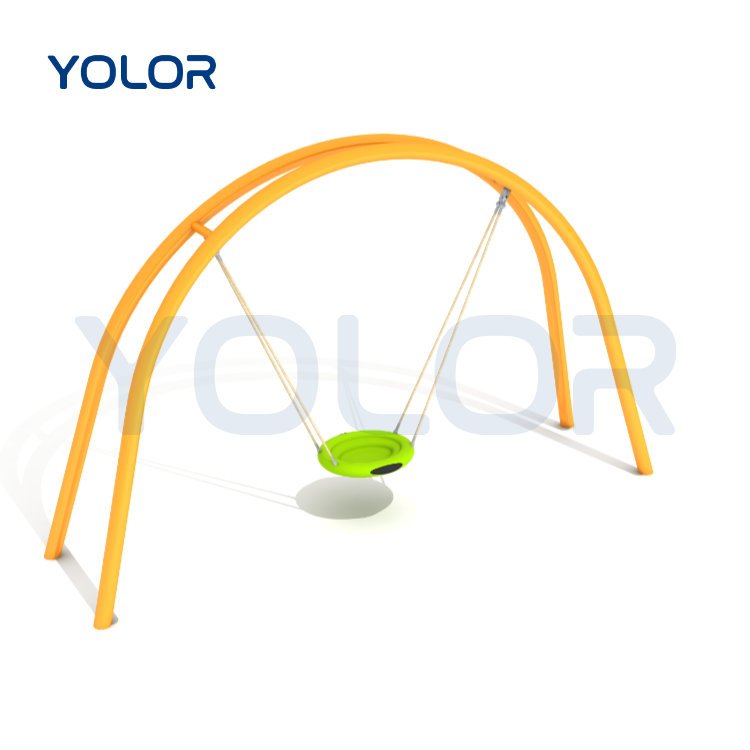 Customizable Outdoor large Swing Play Set Frisbee Swing Seat Playground Equipment For Children And Adults