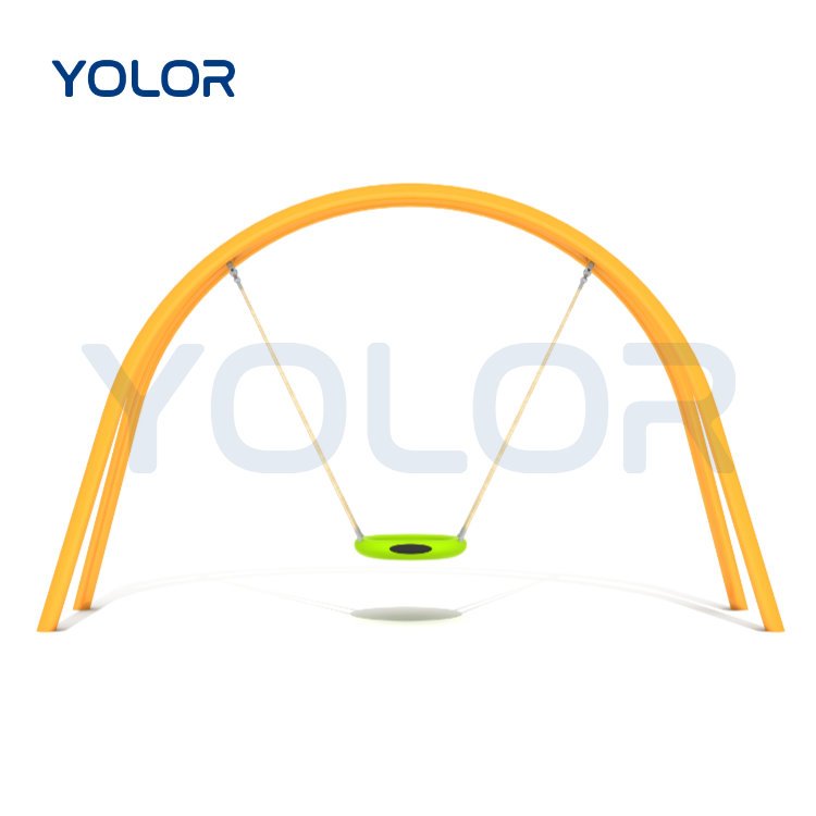 Customizable Outdoor large Swing Play Set Frisbee Swing Seat Playground Equipment For Children And Adults