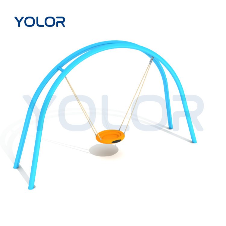 Customizable Outdoor large Swing Play Set Frisbee Swing Seat Playground Equipment For Children And Adults