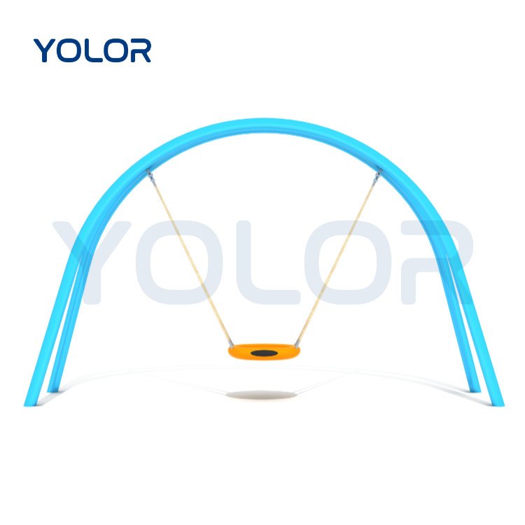 Customizable Outdoor large Swing Play Set Frisbee Swing Seat Playground Equipment For Children And Adults