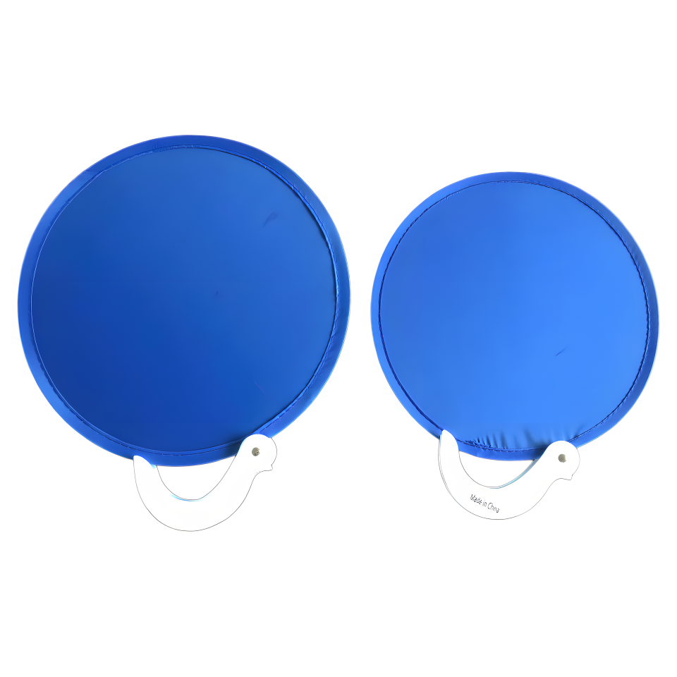 Hot Sale Soft Customized Nylon Foldable Flyer Folding Handheld Fan Dog Flying Round Disc Outdoor Training Pet Frisbeed Toys