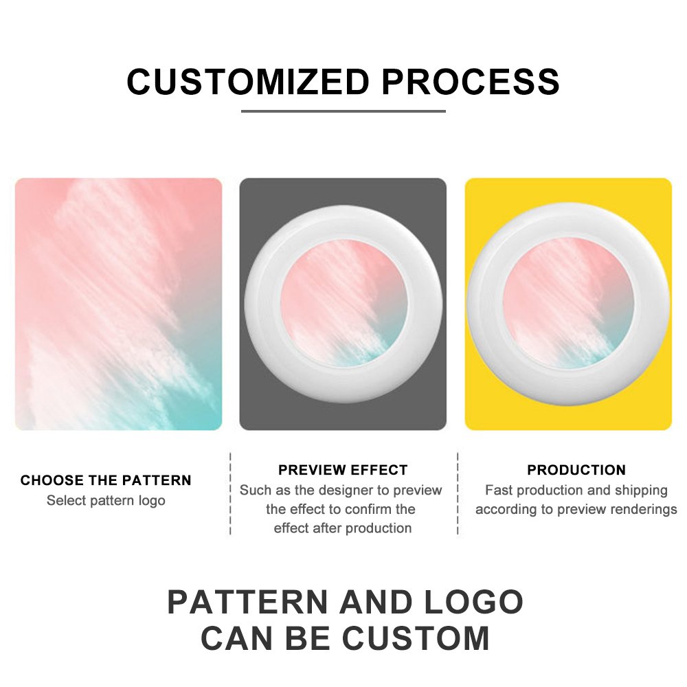 Factory custom logo plastic training print pattern summer beach sports outdoor camping game frisbeed