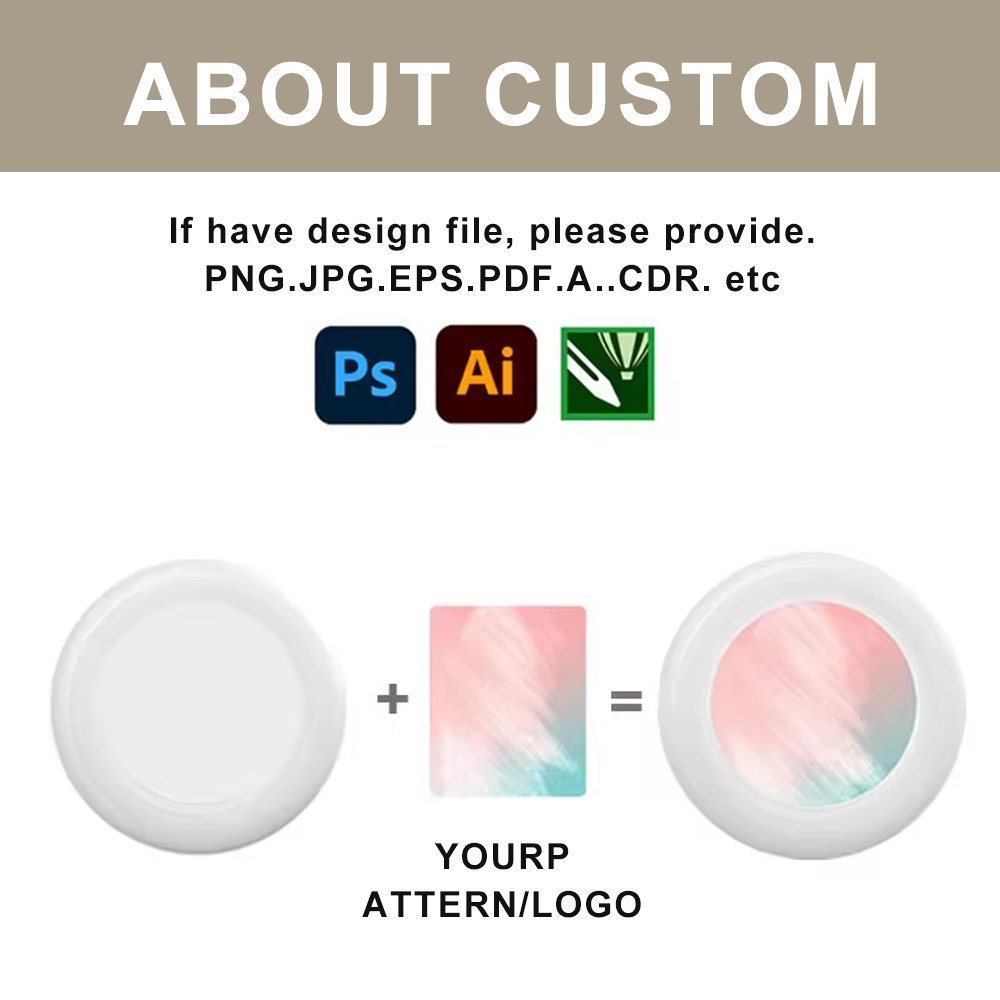 Factory custom logo plastic training print pattern summer beach sports outdoor camping game frisbeed