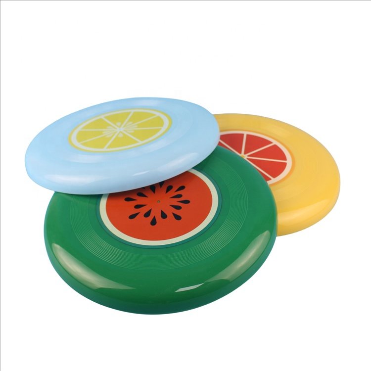 9 inch circular outside dog cat flying disc training toys plastic PP frisbeed pets