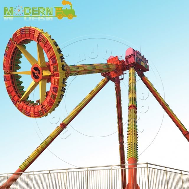 Amusement Park Thrilling Rides Games Crazy Swing Frisbee Hammer Big 360 Degree Pendulum Ride For Sale