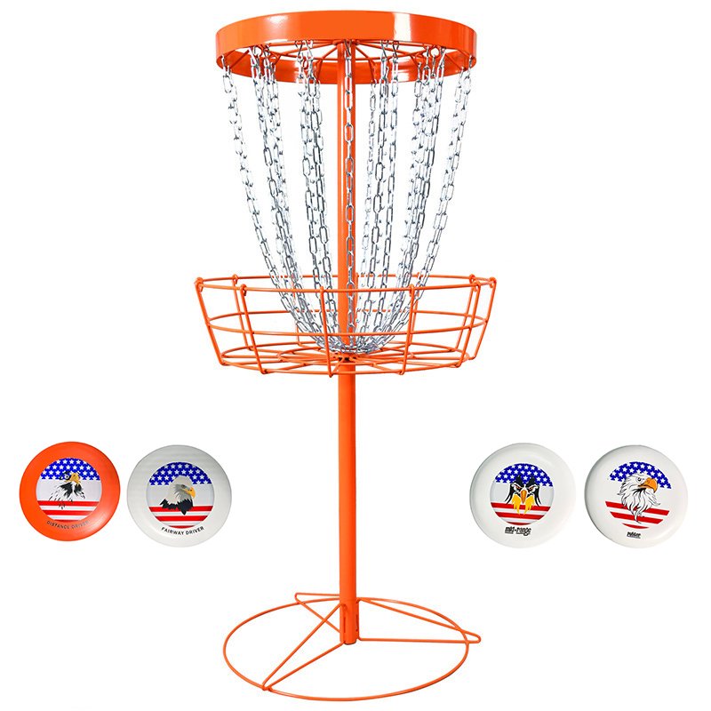 PDGA Professional Manufacture disc golf targets cheap frisbeed disc golf cage portable Outdoor Games disc golf basket