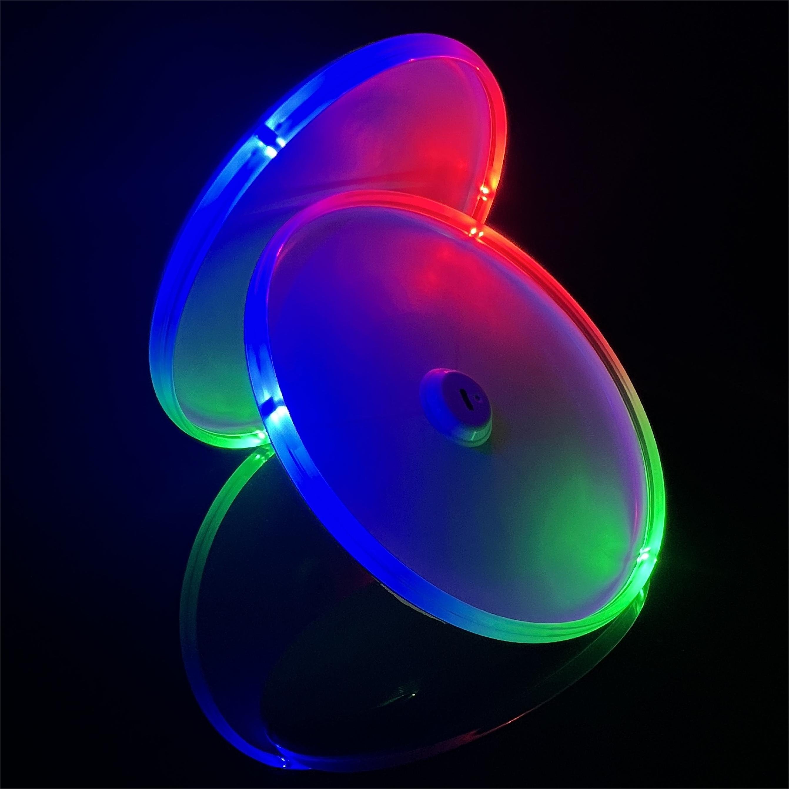 Custom Ultimate Frisbeed Promotion LED frisbeed bright flying disc lights up Flying Disc OEM Custom flying disc