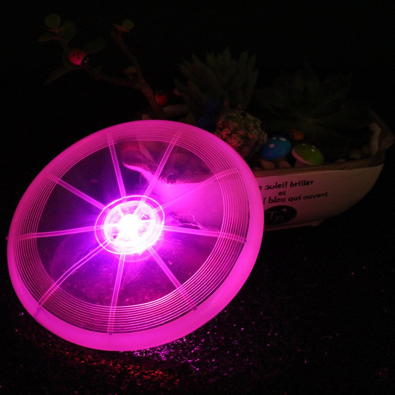 Custom Logo Flying Disc With Led Lights Silicone Mini flying disc Golf Disc