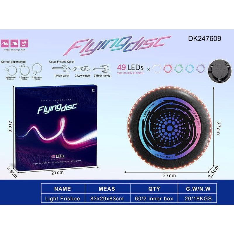 Outdoor Sport Toys LEDS Flying Disc Juguetes Al Aire Libre Sport Game