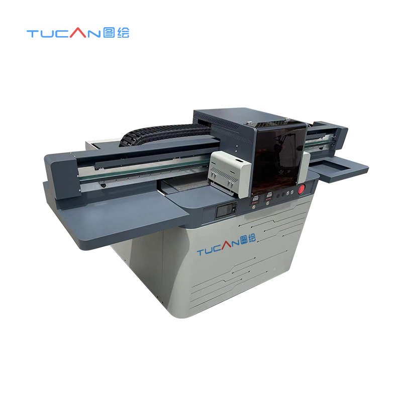 9060 Large Format UV Printer UV Printer Frisbee Phone Case/bottle Colorful UV Flatbed Printer with 3D embossed effect