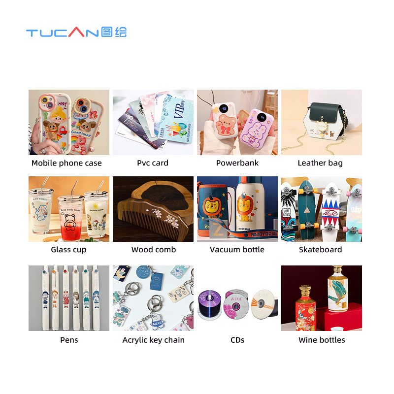 9060 Large Format UV Printer UV Printer Frisbee Phone Case/bottle Colorful UV Flatbed Printer with 3D embossed effect