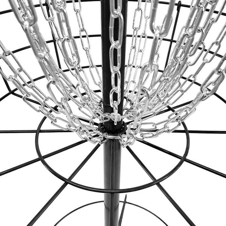 Factory Direct Professional PDGA Approved Light Weight Custom 24 Chain Practice Portable Frisbeed Target Disc Golf Basket