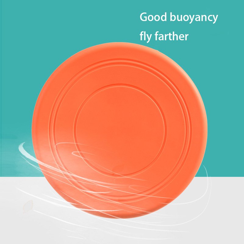 Soft Non-SlipDog Flying Disc Silicone Game Frisbeed Anti-Chew Dog Toy Dog iq Training Toy