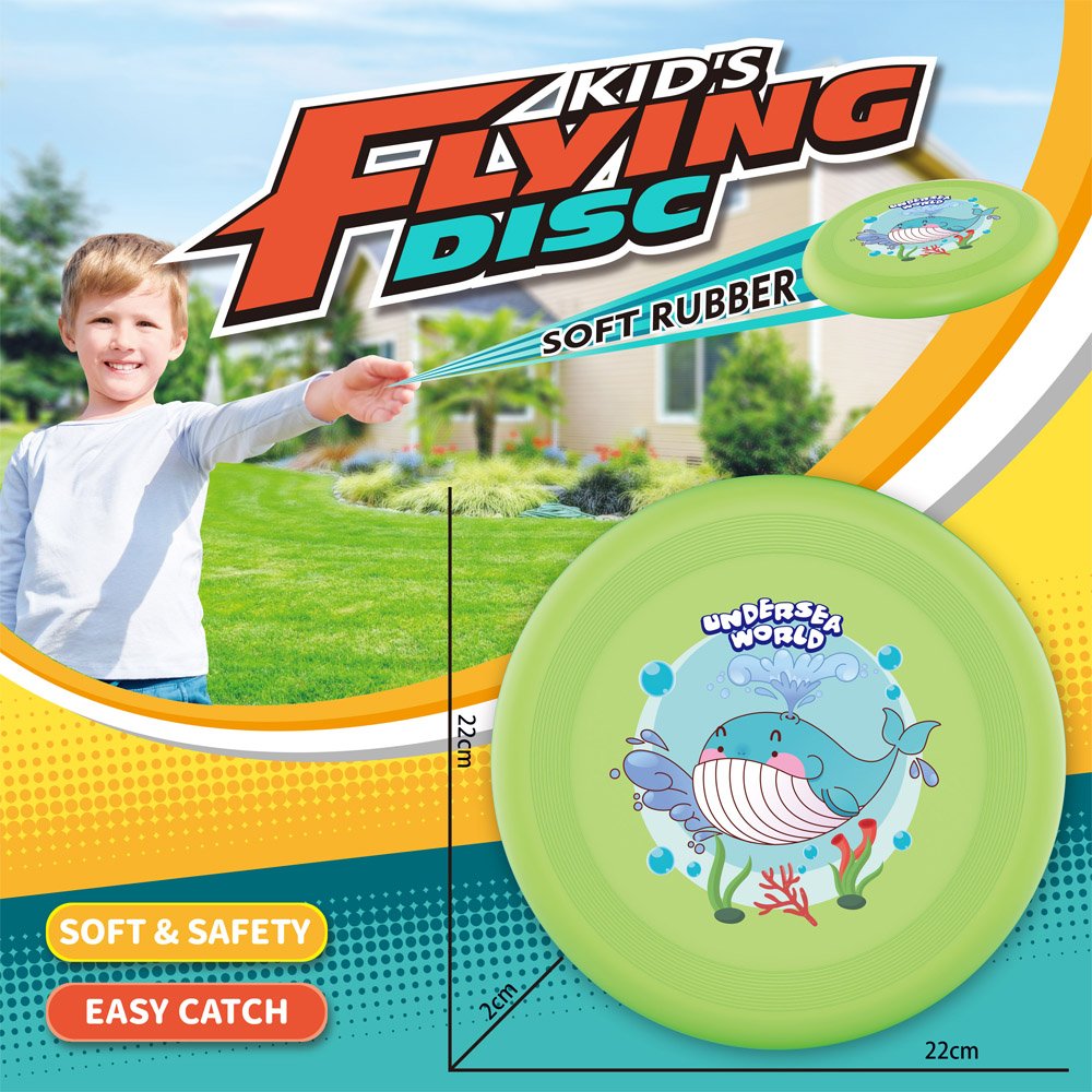 Hot Sale 22CM Flying Discs Sport Toys Game Customization Outdoor Toys Frisbeed Sport Toy With Cartoon Design