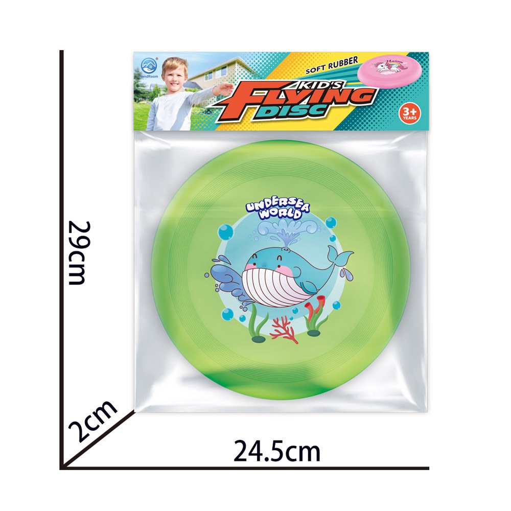 Hot Sale 22CM Flying Discs Sport Toys Game Customization Outdoor Toys Frisbeed Sport Toy With Cartoon Design