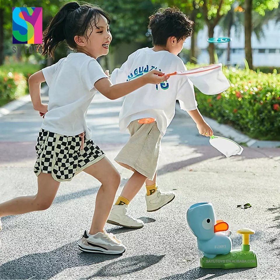 SY Child outdoor frisby shooting game flying disc Set sport set toy