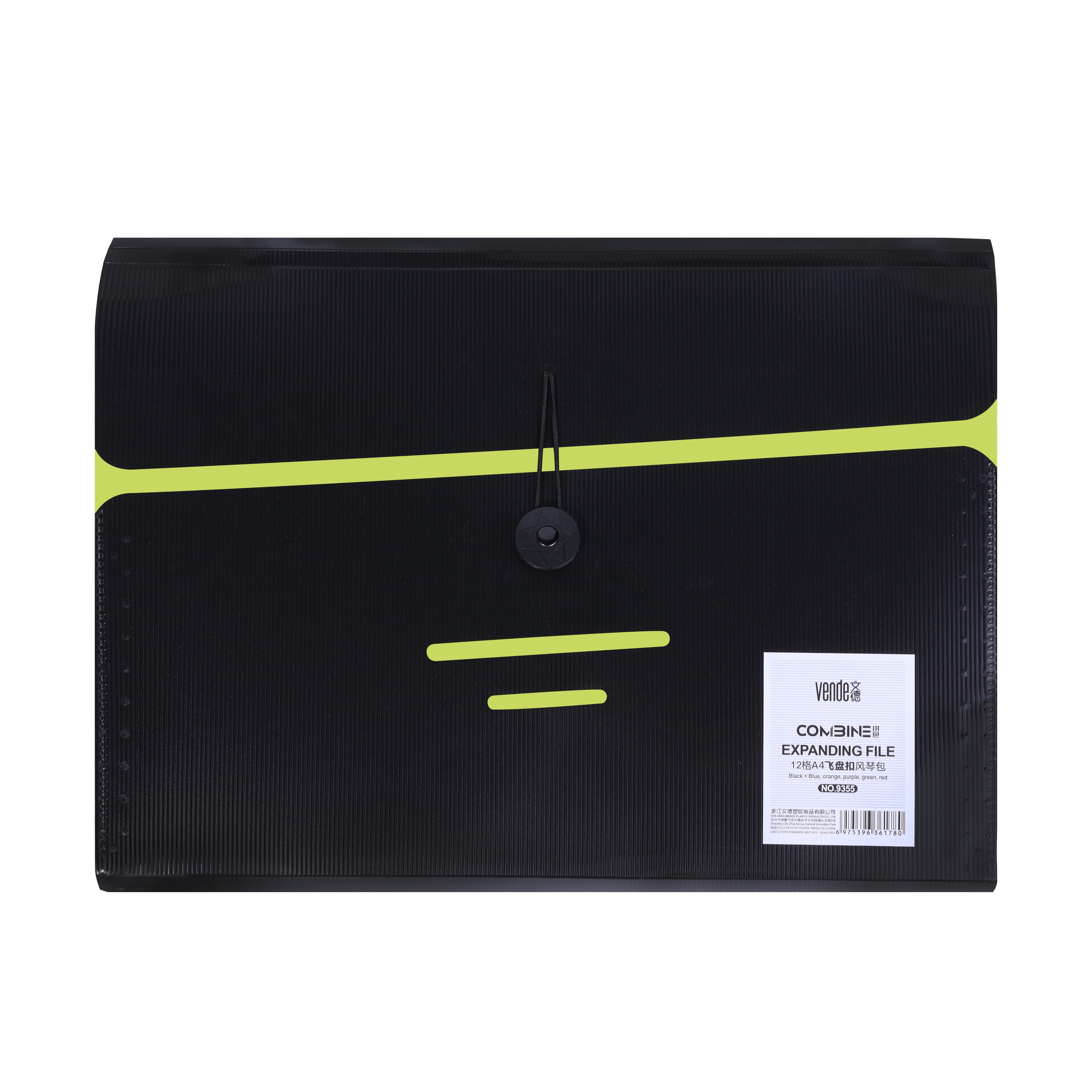 Student Multi-Layer Waterproof Frisbee Buckle Plastic Bag Organ Sleeve Rope Bundle-for Archiving Filing Products