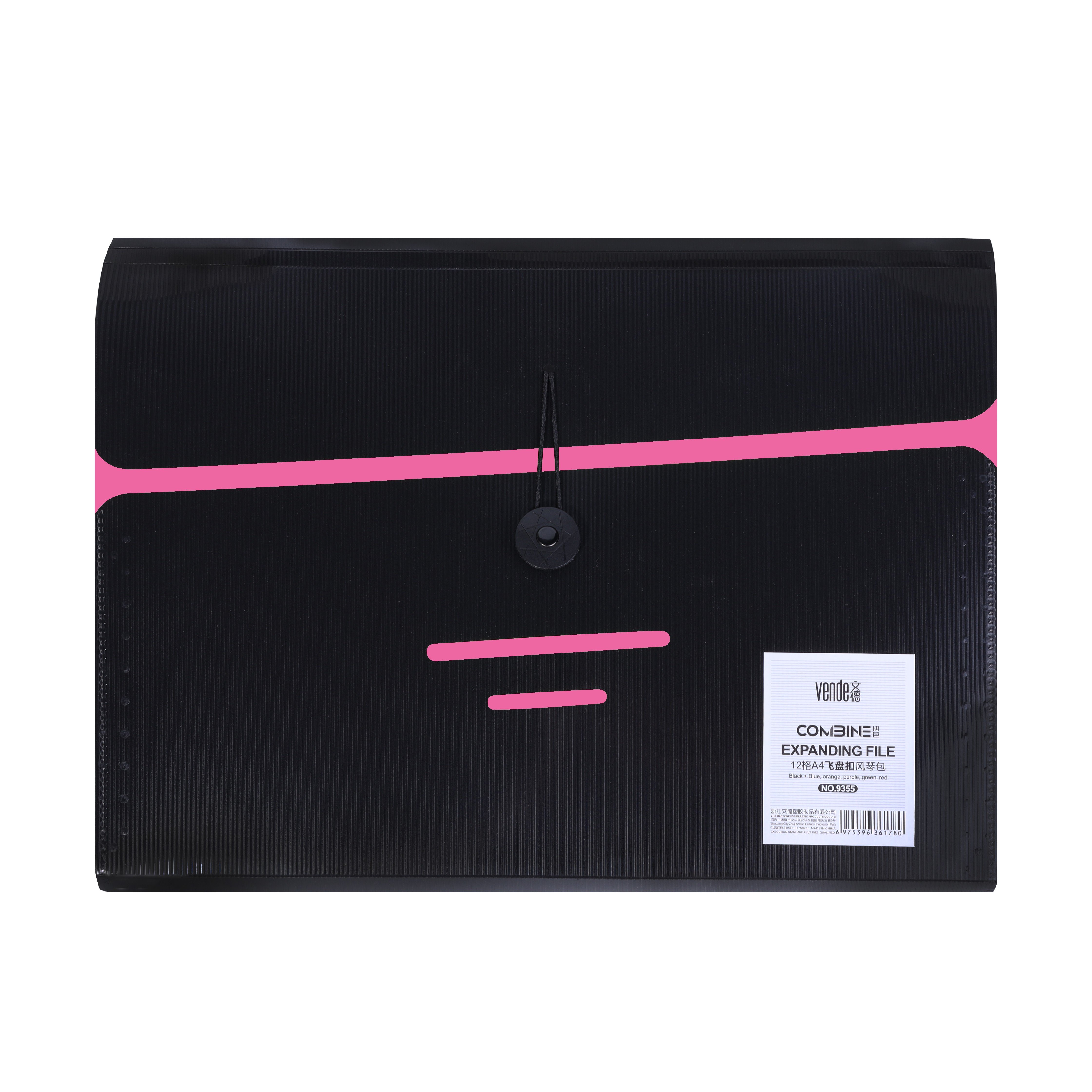 Student Multi-Layer Waterproof Frisbee Buckle Plastic Bag Organ Sleeve Rope Bundle-for Archiving Filing Products